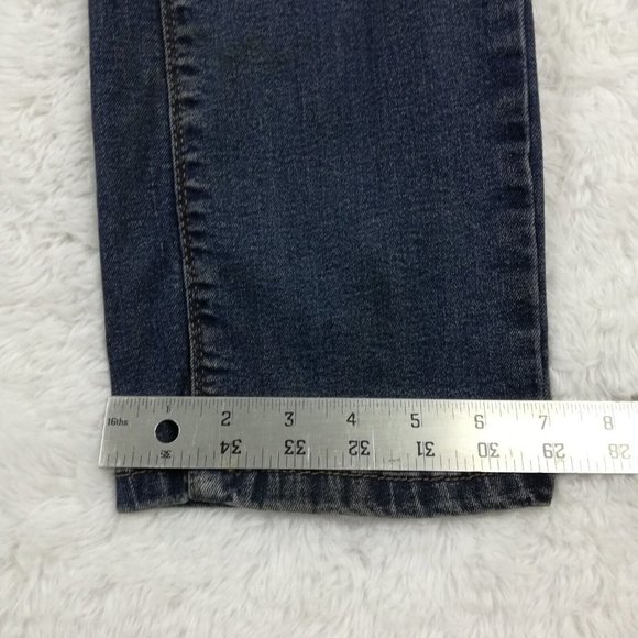 Camaieu Womens Jeans Straight Slim Leg Denim Blue Medium Wash Juniors 7 - Picture 6 of 15